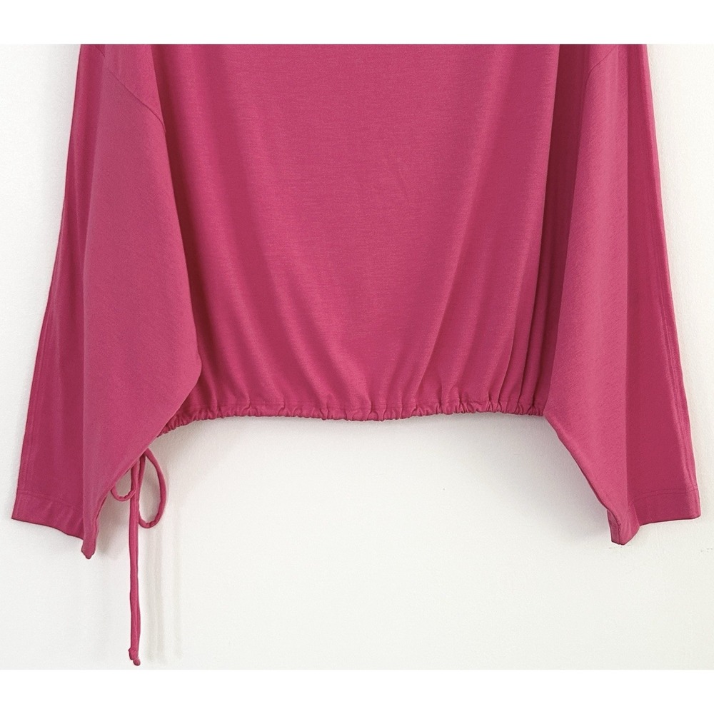 Athleta XL Pink Long Sleeves UPF 25 Breathable Moisture Wick Cool Down Top NWOT - Picture 5 of 16